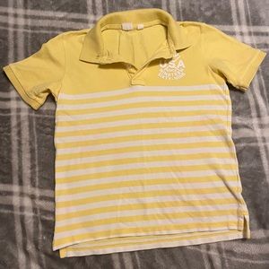Gap Boys Collared Yellow Shirt Size Medium